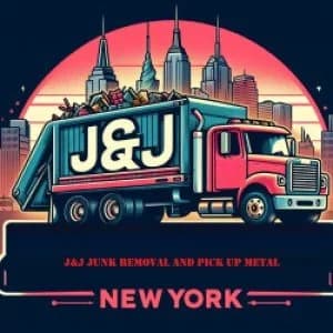 Preview image from J&J Junk removal and pick up metal free's website