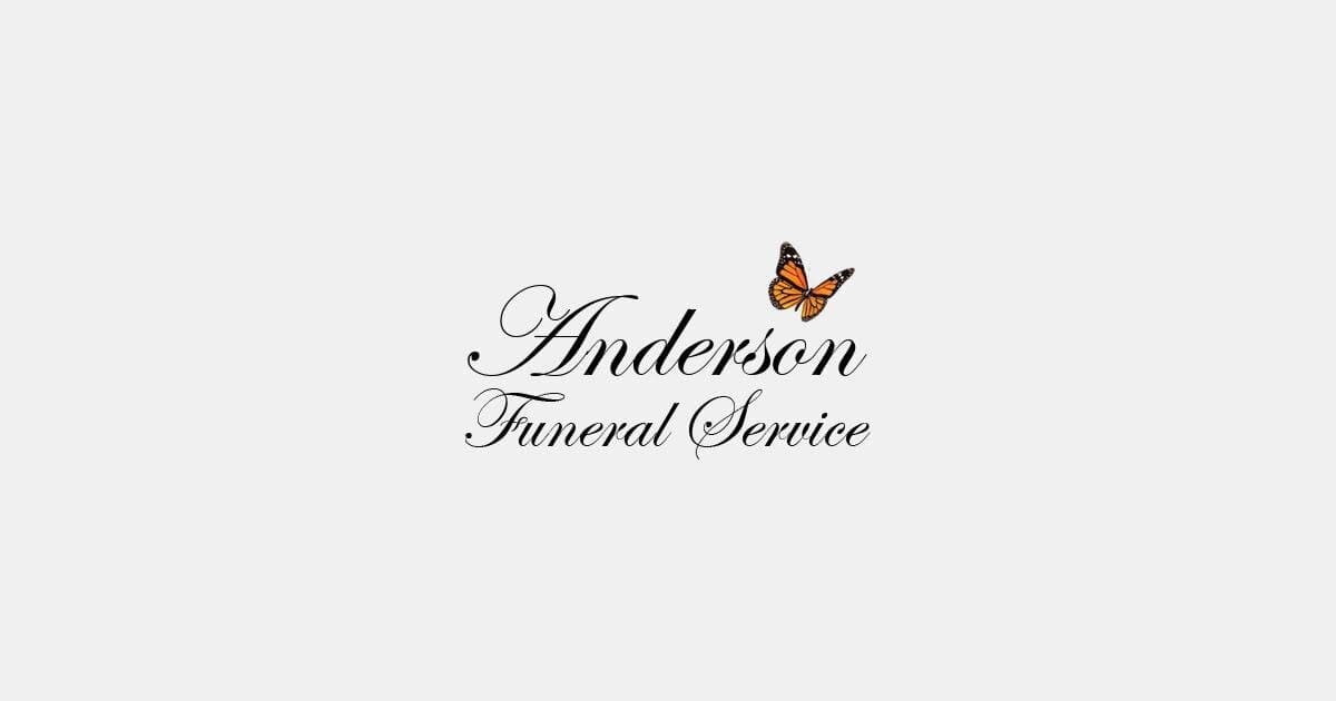Preview image from Anderson Funeral Service Inc's website